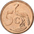 Sudafrica, 5 Cents, 2008, Pretoria, Acciaio placcato rame, SPL, KM:440