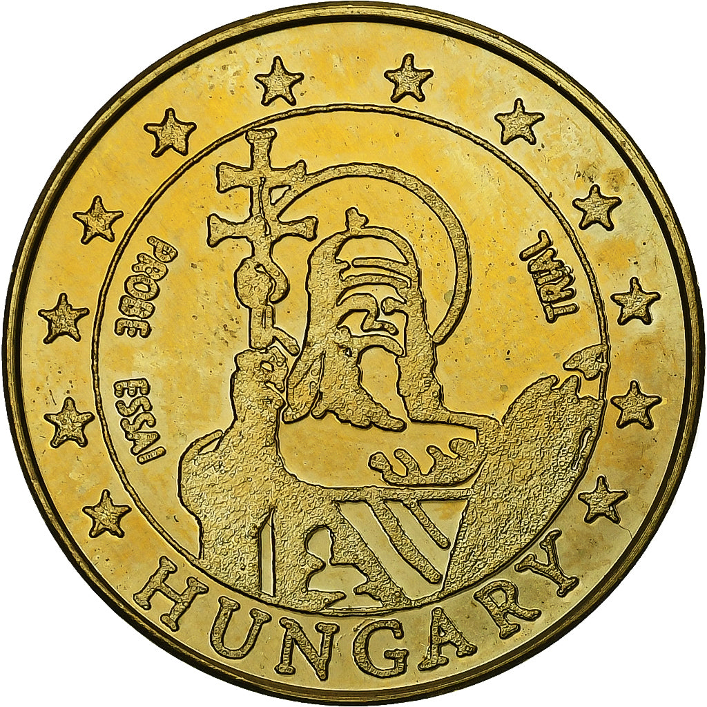 Hungary, 50 Euro Cent, Essai-Trial, Brass, MS(64)
