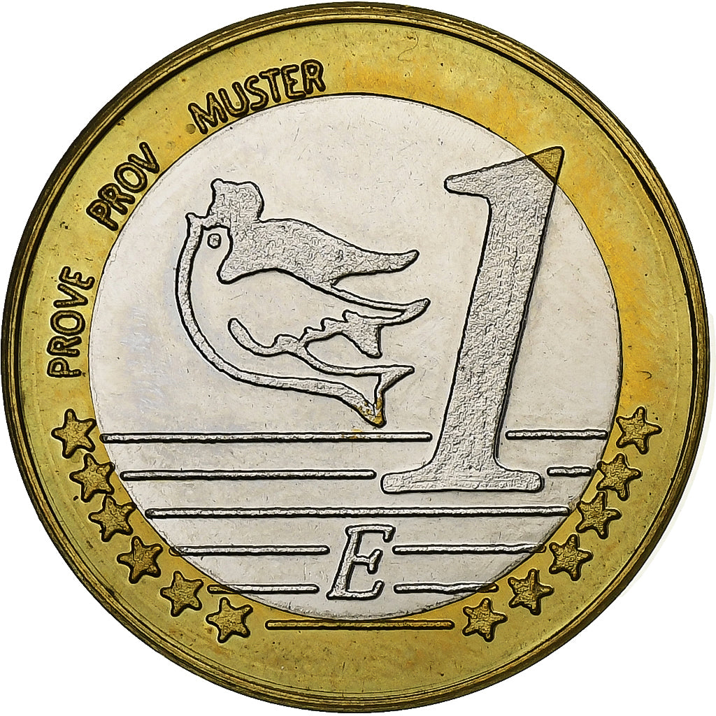Hungary, Euro, Fantasy euro patterns, Essai-Trial, Bimetallic, MS(64)