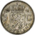 Países Baixos, Gulden, 1958, Prata, EF(40-45)