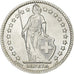 Switzerland, 2 Francs, 1955, Bern, Silver, AU(55-58), KM:21