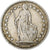 Switzerland, 1/2 Franc, 1932, Bern, Silver, AU(50-53)