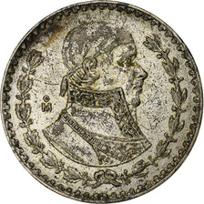 Mexico, Peso, 1961, Mexico City, Silver, EF(40-45), KM:459