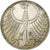 Niemcy - RFN, 5 Mark, 1966, Munich, Srebro, AU(55-58), KM:112.1