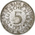 GERMANY - FEDERAL REPUBLIC, 5 Mark, 1951, Stuttgart, Silver, EF(40-45), KM:112.1