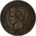 França, 10 Centimes, Cérès, 1896, Paris, Bronze, EF(40-45), Gadoury:265a