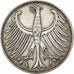 GERMANY - FEDERAL REPUBLIC, 5 Mark, 1951, Stuttgart, Silver, AU(55-58), KM:112.1