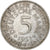 GERMANY - FEDERAL REPUBLIC, 5 Mark, 1951, Stuttgart, Silver, AU(55-58), KM:112.1