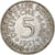 ALEMANIA - REPÚBLICA FEDERAL, 5 Mark, 1951, Stuttgart, Plata, EBC, KM:112.1