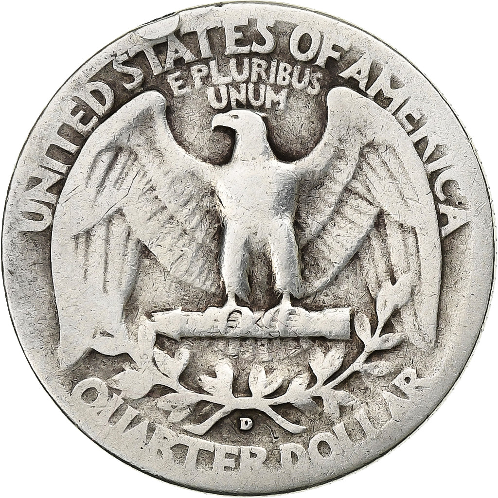 United States, Quarter, Washington Quarter, 1942, U.S. Mint, Silver, AU(50-53)