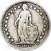 Svizzera, 1/2 Franc, 1906, Bern, Argento, BB, KM:23