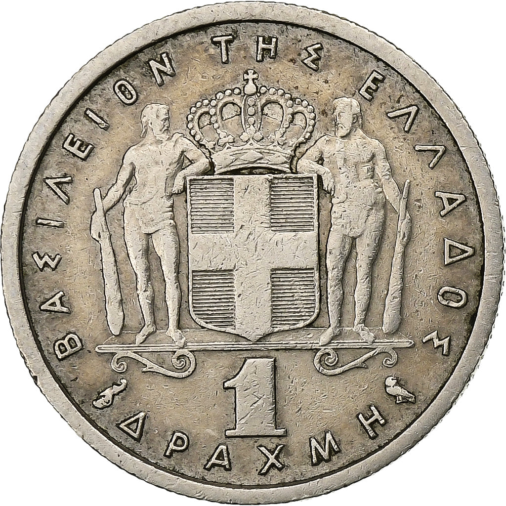 Griekenland, Paul I, Drachma, 1962, Cupro-nikkel, ZF+, KM:81