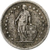 Szwajcaria, 1/2 Franc, 1968, Bern, Miedź-Nikiel, VF(30-35), KM:23a.1