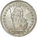 Svizzera, 1/2 Franc, 1950, Bern, Argento, BB+, KM:23