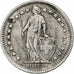 Szwajcaria, 1/2 Franc, 1960, Bern, Srebro, AU(50-53), KM:23