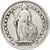 Suiza, 1/2 Franc, 1907, Bern, Plata, MBC+, KM:23