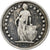 Suiza, 1/2 Franc, 1920, Bern, Plata, BC+, KM:23