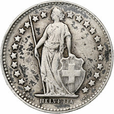 Switzerland, 1/2 Franc, 1934, Bern, Silver, AU(50-53), KM:23