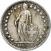 Switzerland, 1/2 Franc, 1943, Bern, Silver, AU(50-53), KM:23
