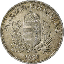 Hungary, Pengo, 1927, Budapest, Silver, EF(40-45), KM:510