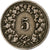 Switzerland, 5 Rappen, 1912, Copper-nickel, EF(40-45)