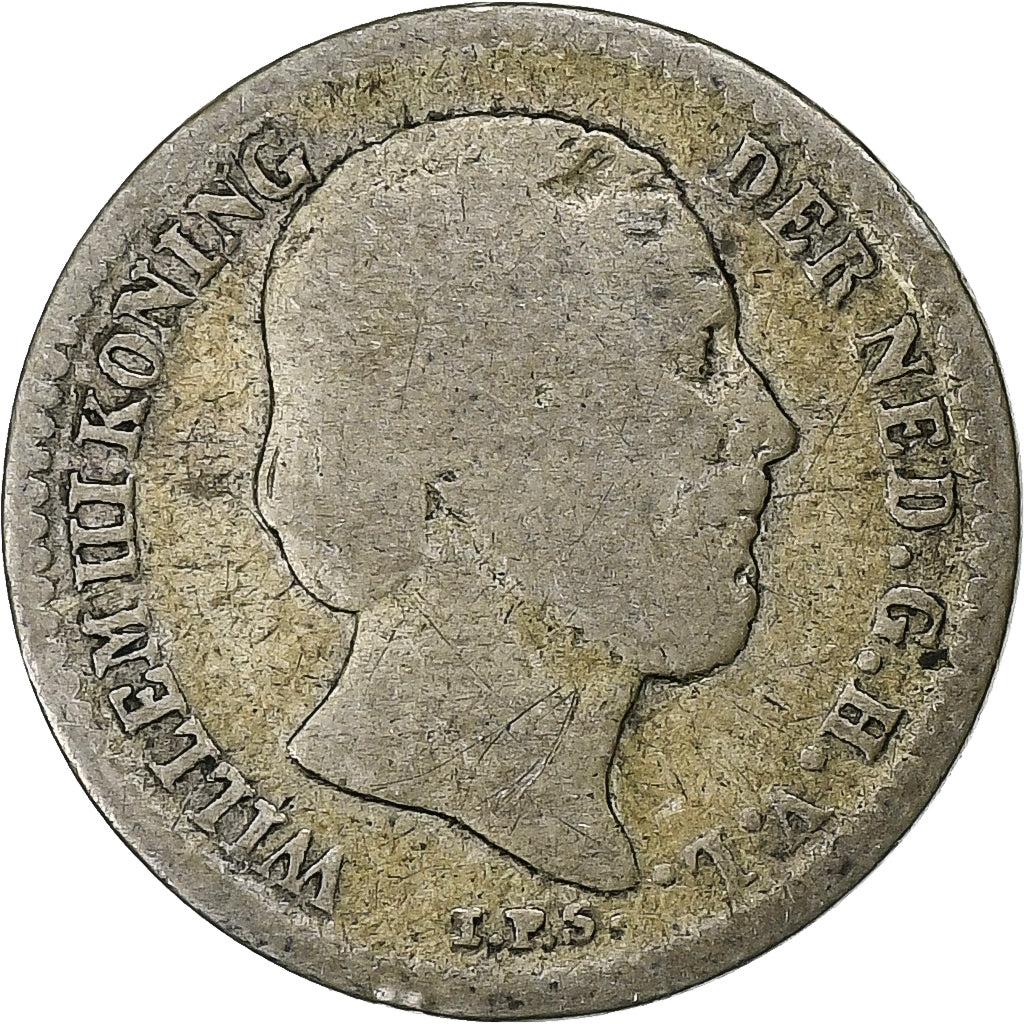 Holandia, William III, 10 Cents, 1877, Srebro, F(12-15), KM:80