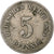 GERMANY - EMPIRE, Wilhelm I, 5 Pfennig, 1894, Berlin, Copper-nickel, EF(40-45)