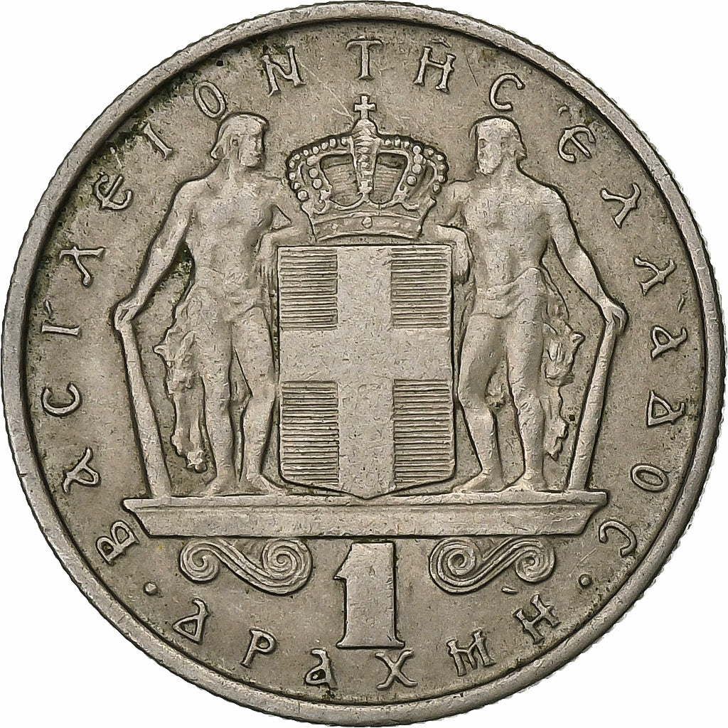 Griechenland, Constantine II, Drachma, 1966, Kupfer-Nickel, SS, KM:89