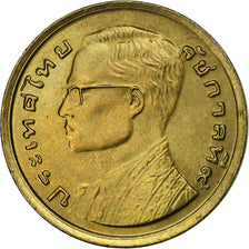 Thaïlande, Rama IX, 50 Satang = 1/2 Baht, 1980, Laiton, SUP+, KM:168