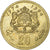 Morocco, al-Hassan II, 20 Santimat, 1974, Aluminum-Bronze, MS(60-62), KM:61