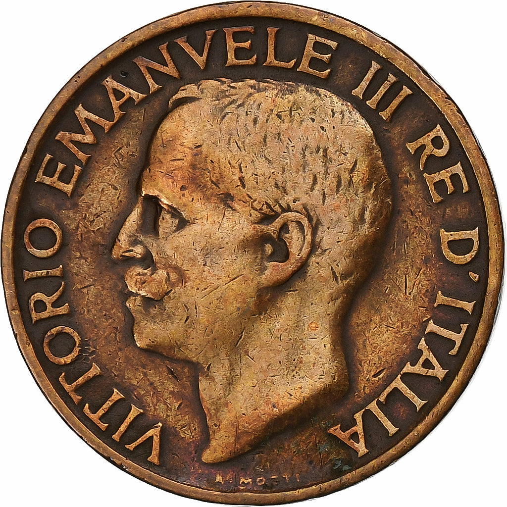Munten, Italië, Vittorio Emanuele III, 10 Centesimi, 1921, Rome, PR, Bronze