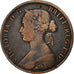 Great Britain, Victoria, 1/2 Penny, 1862, Bronze, EF(40-45), KM:748.2