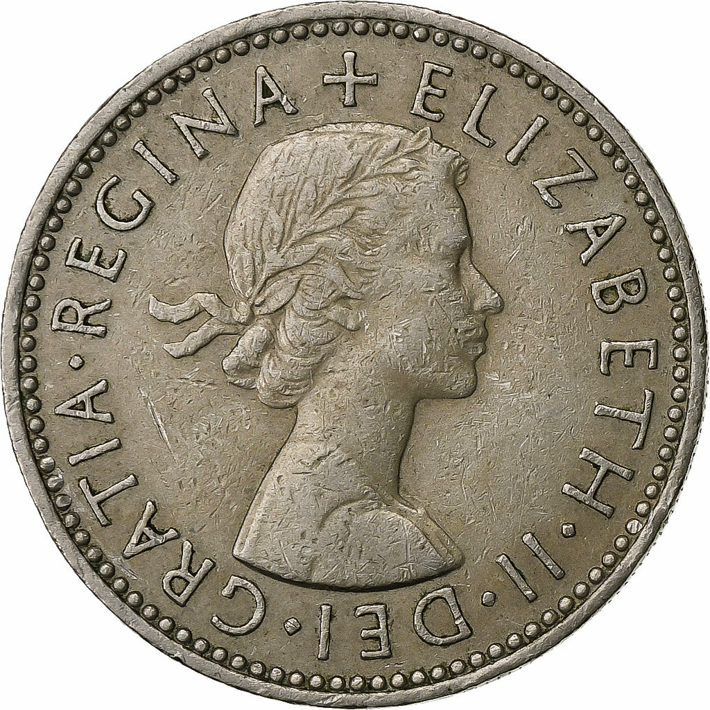 Great Britain, Elizabeth II, Shilling, 1954, Copper-nickel, VF(20-25), KM:905