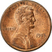 Estados Unidos, Cent, Lincoln Cent, 1985, U.S. Mint, Cobre chapado en cinc, MBC
