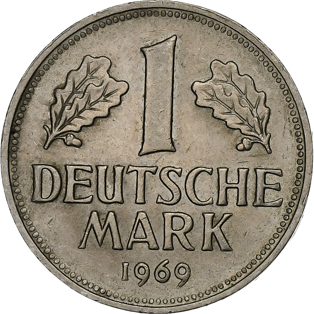 Deutschland, Mark, 1969, Stuttgart, Kupfer-Nickel, VZ