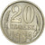 Russia, 20 Kopeks, 1984, Miedź-Nikiel-Cynk, AU(55-58), KM:132