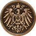GERMANY - EMPIRE, Pfennig, 1893, Cuivre, AU(50-53)