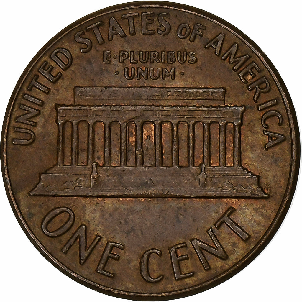 United States, Cent, Lincoln Cent, 1969, U.S. Mint, Brass, VF(30-35), KM:201