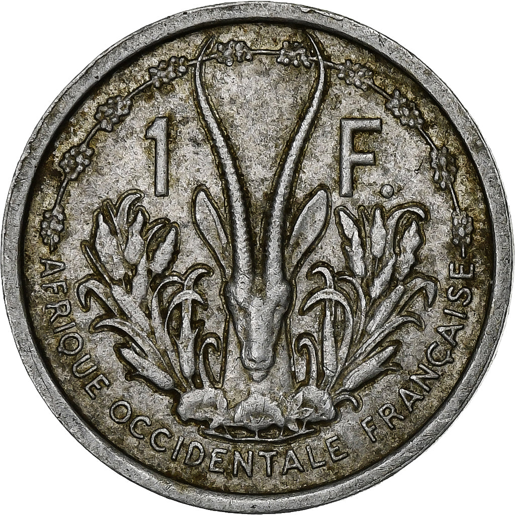 Africa occidentale francese, Franc, 1955, Alluminio, MB