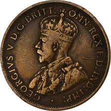 Monnaie, Australie, George V, Penny, 1915, Londres, TTB, Bronze, KM:23