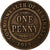 Moneda, Australia, George V, Penny, 1915, London, MBC, Bronce, KM:23