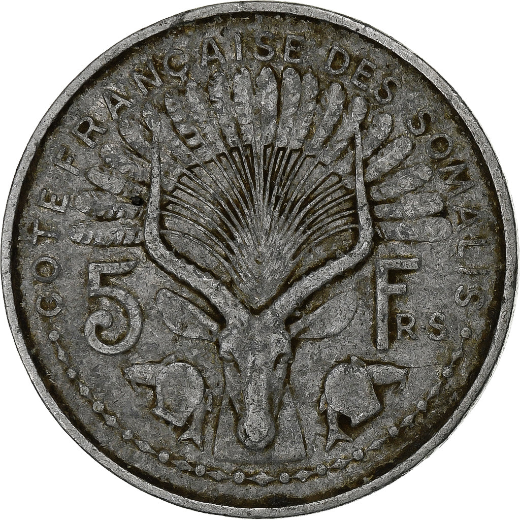 França, 5 Francs, 1959, Alumínio, VF(20-25)