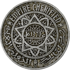 Morocco, 5 Francs, 1370, Aluminum, VF(30-35)