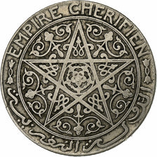 Morocco, Franc, undated (1921), Copper-nickel, AU(50-53)