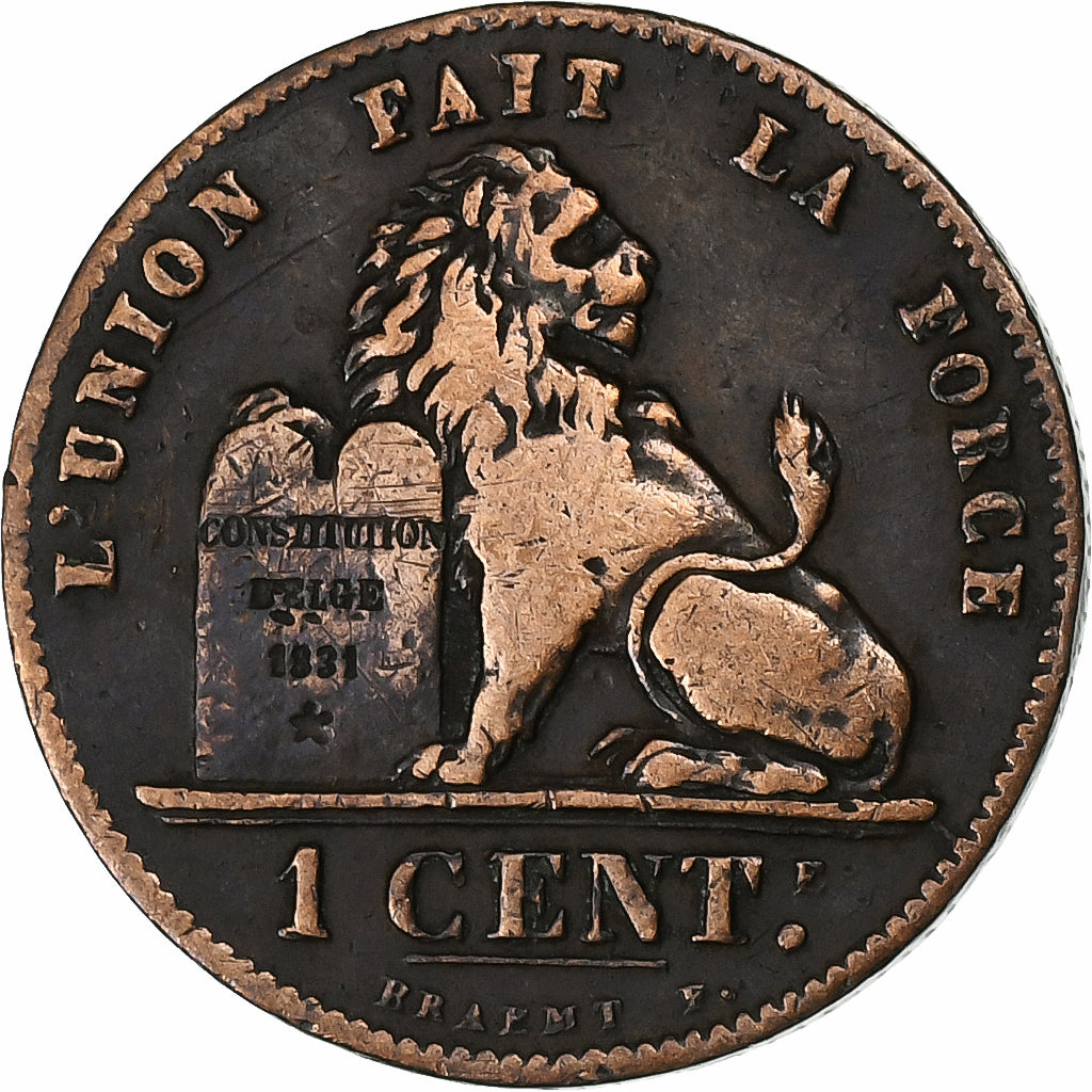 Belgium, Leopold II, Centime, 1899, Copper, VF(30-35), KM:33.1