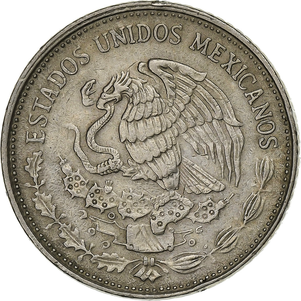 México, 50 Pesos, 1985, Mexico City, Cobre-níquel, AU(55-58), KM:495
