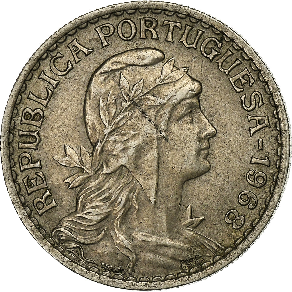 Portugal, Escudo, 1968, Cobre-níquel, AU(50-53), KM:578