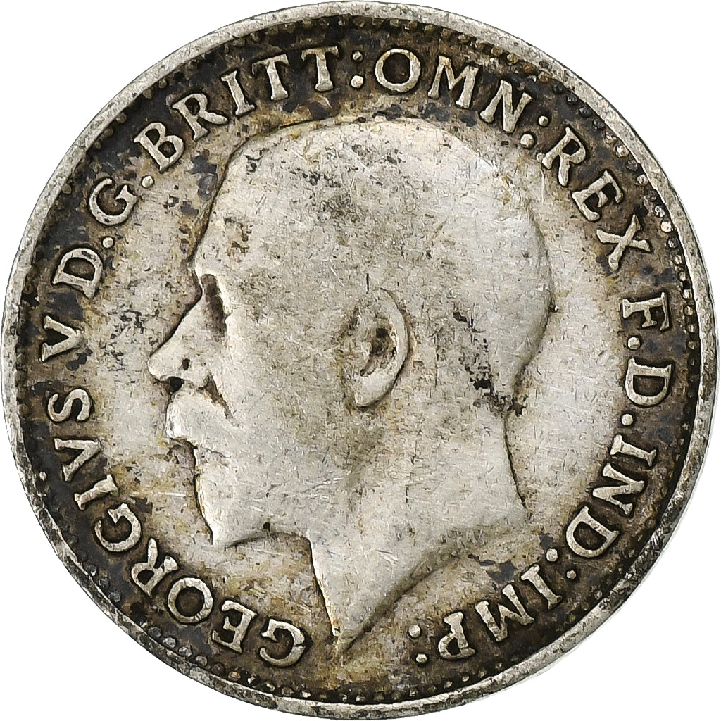 Gran Bretagna, 3 Pence, 1919, Argento, BB