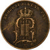 Danimarca, Christian IX, 5 Öre, 1904, Copenhagen, Bronzo, BB, KM:794.2
