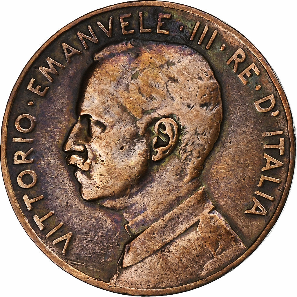 Italien, 5 Centesimi, 1918, Bronze, S+